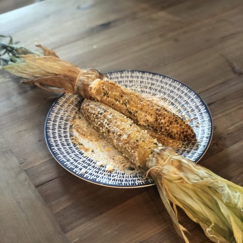 Mexican Street Corn with all the "fixins"