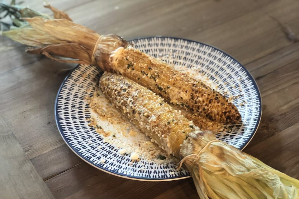 Mexican Street Corn with all the "fixins"